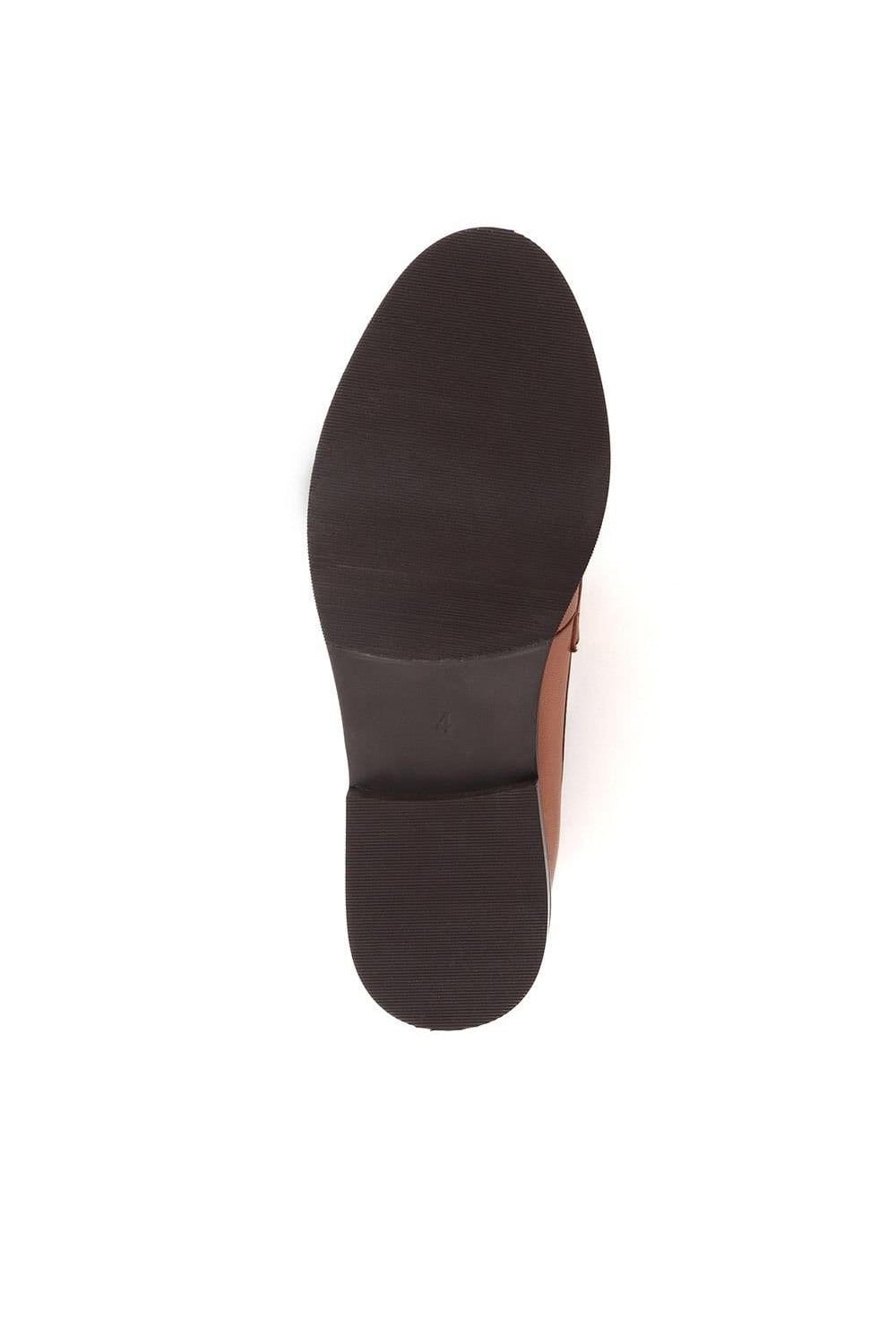 Jones Bootmaker Jones Bootmaker Women's MARI Leather Loafers in Tan - 4
