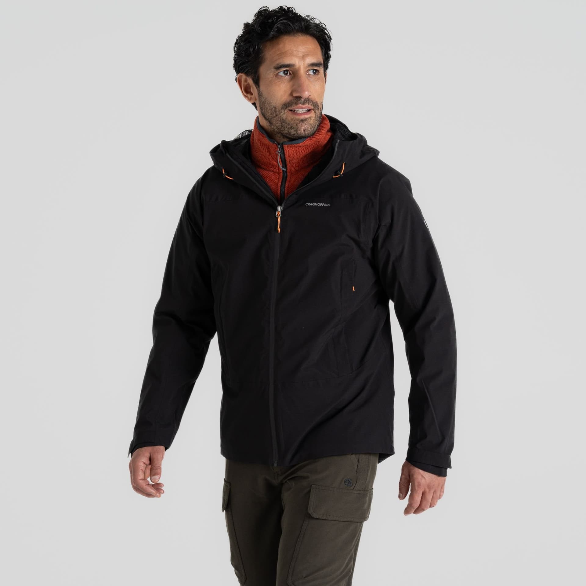 Craghoppers Craghoppers Men's Ponsa Waterproof Jacket in Black