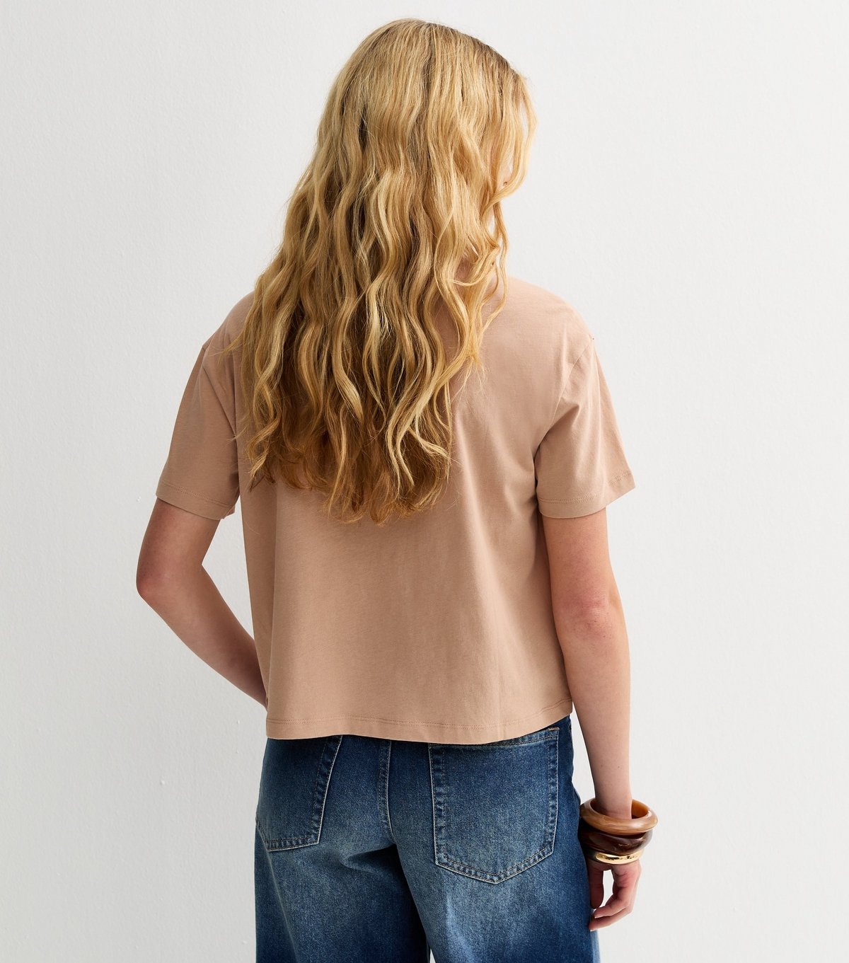 New Look Women's Mink Cotton Boxy Fit T-Shirt New Look - 4