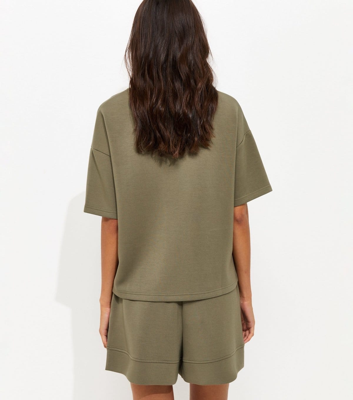 New Look Women's Premium Khaki Sweatshirt T-Shirt New Look - 4