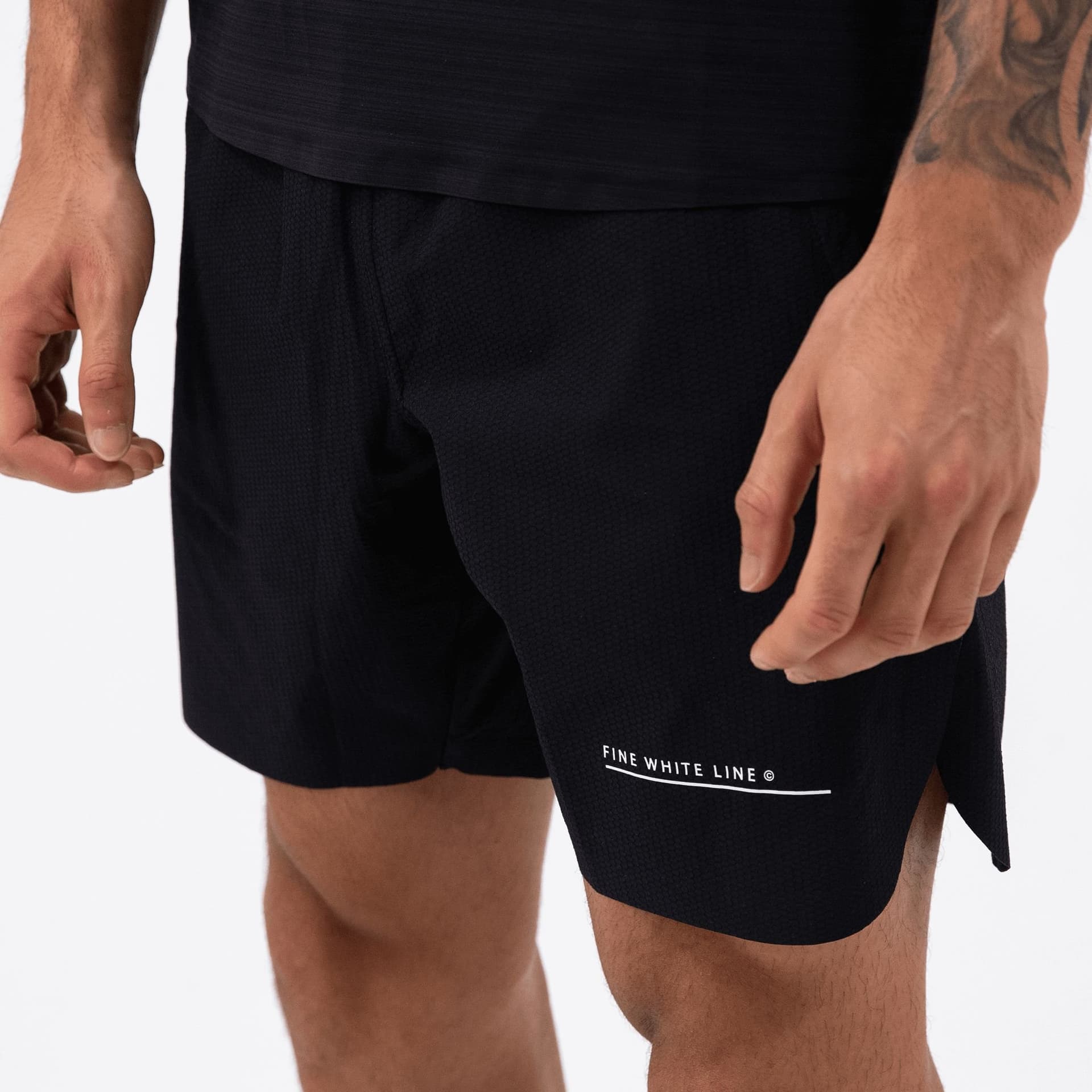 Fine White Line Fine White Line Men's Black Astral Shorts