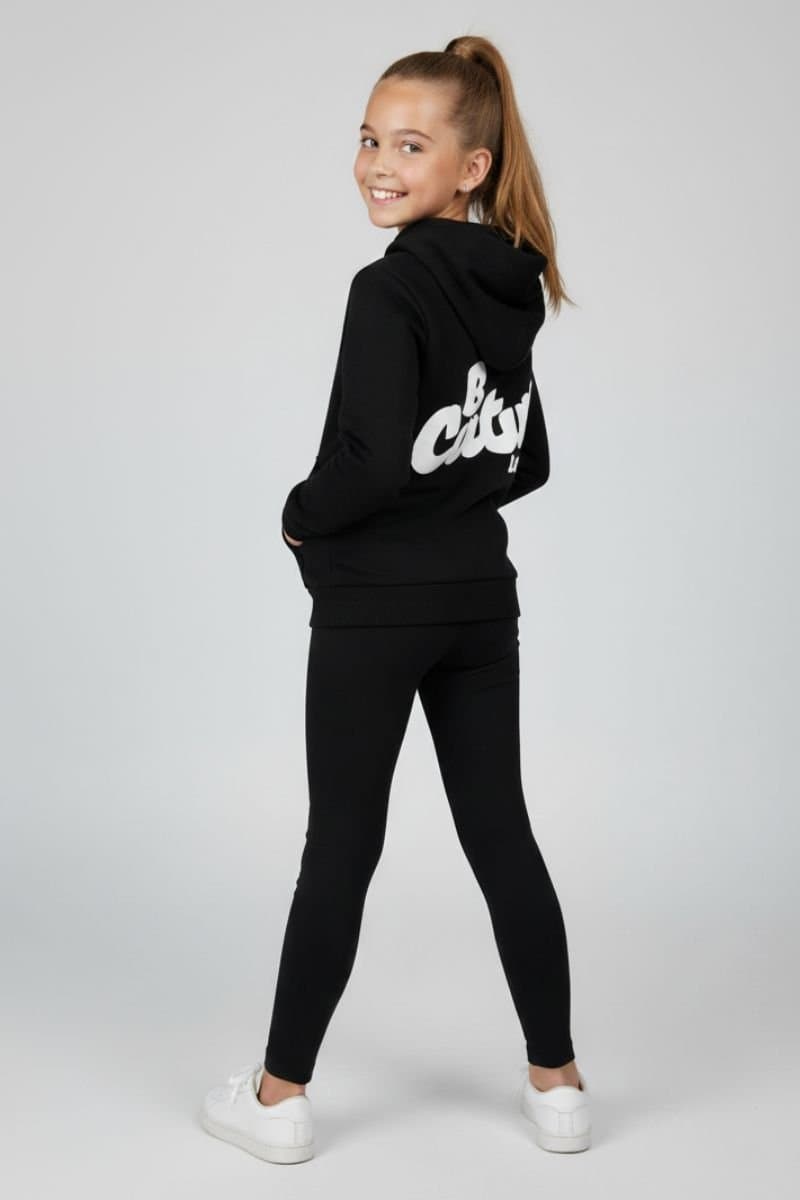 BCouture BCouture Women's Leggings & Hoodie Set in Black
