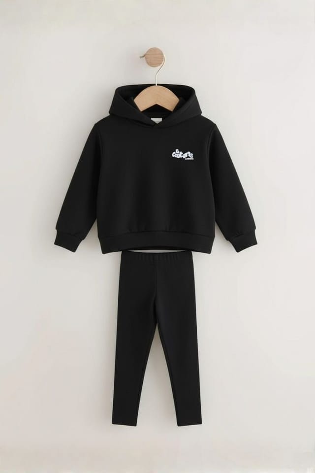 BCouture BCouture Women's Leggings & Hoodie Set in Black - 3