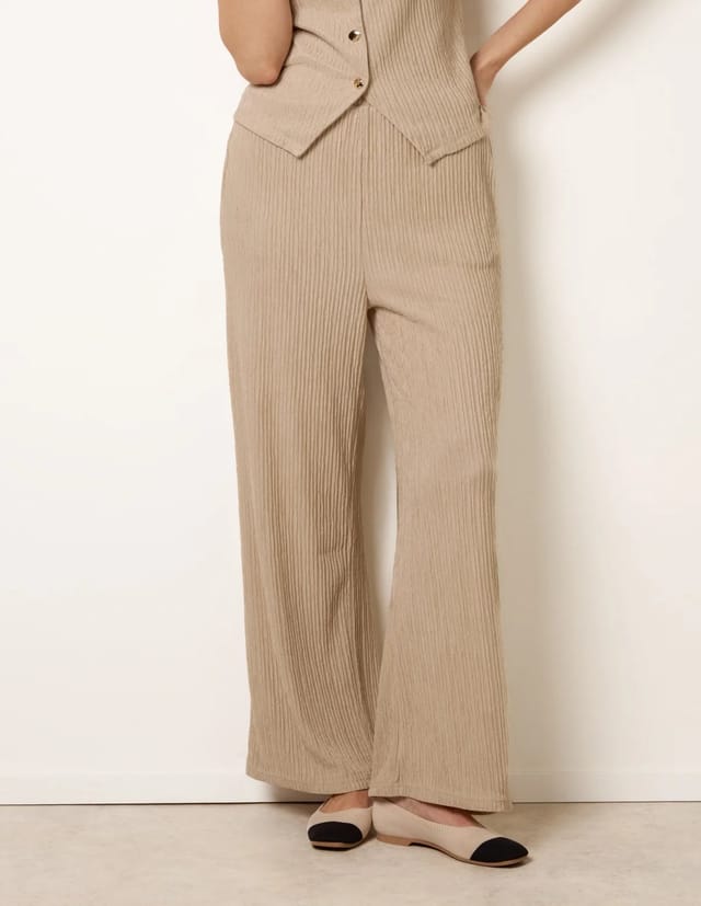 Blue Vanilla Wide Leg Trousers - 2