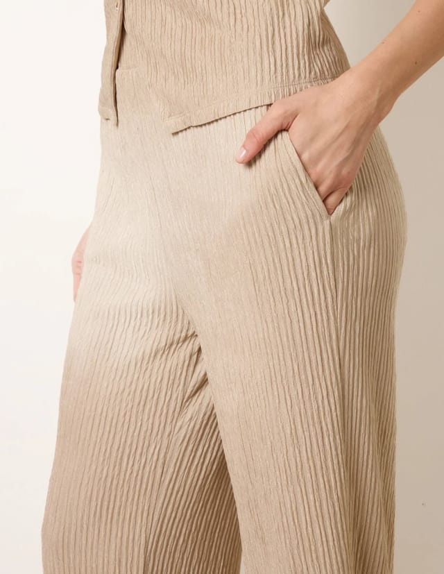 Blue Vanilla Wide Leg Trousers - 3