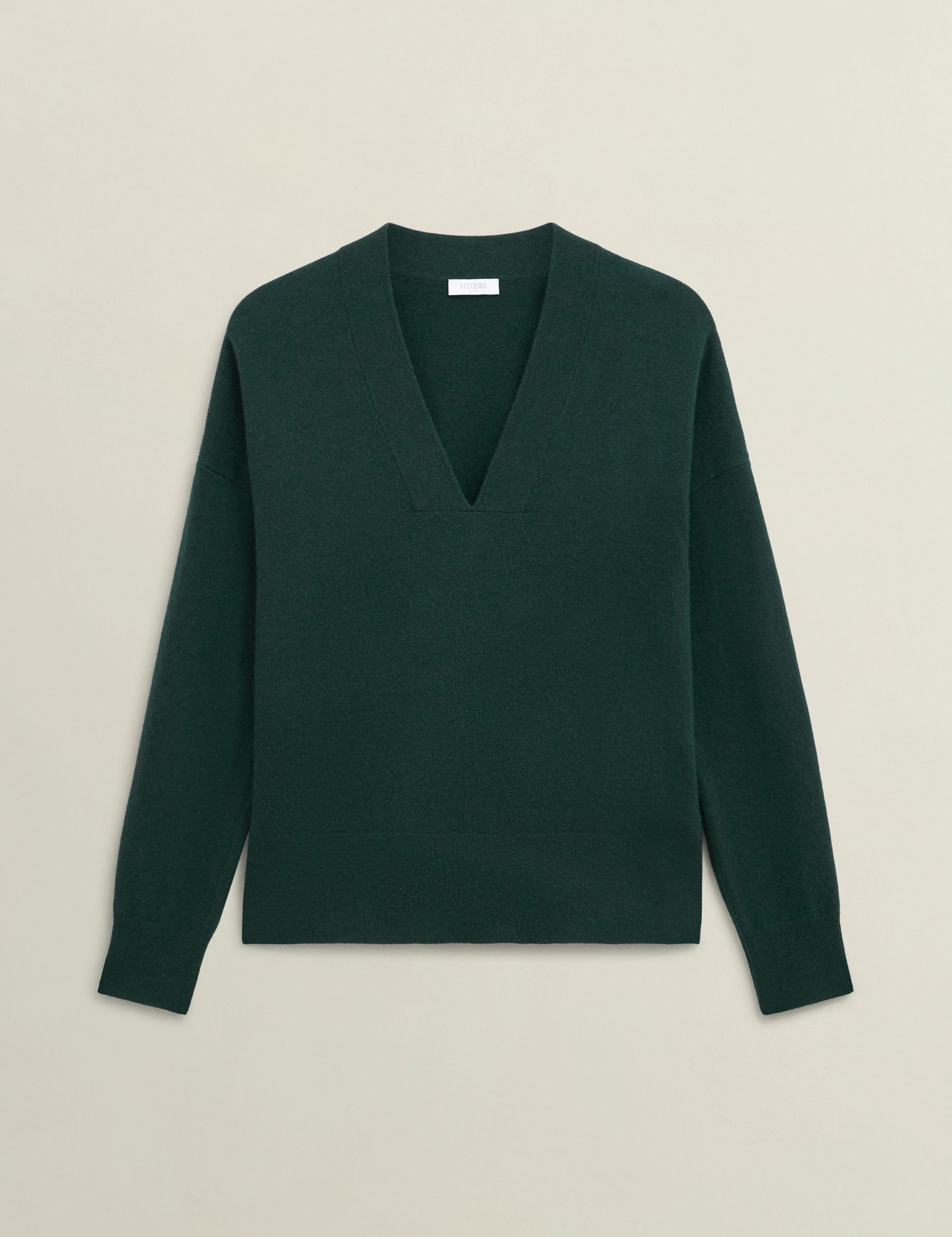 Hobbs London Hobbs London Women's Lettie Jumper in Bottle Green - 2