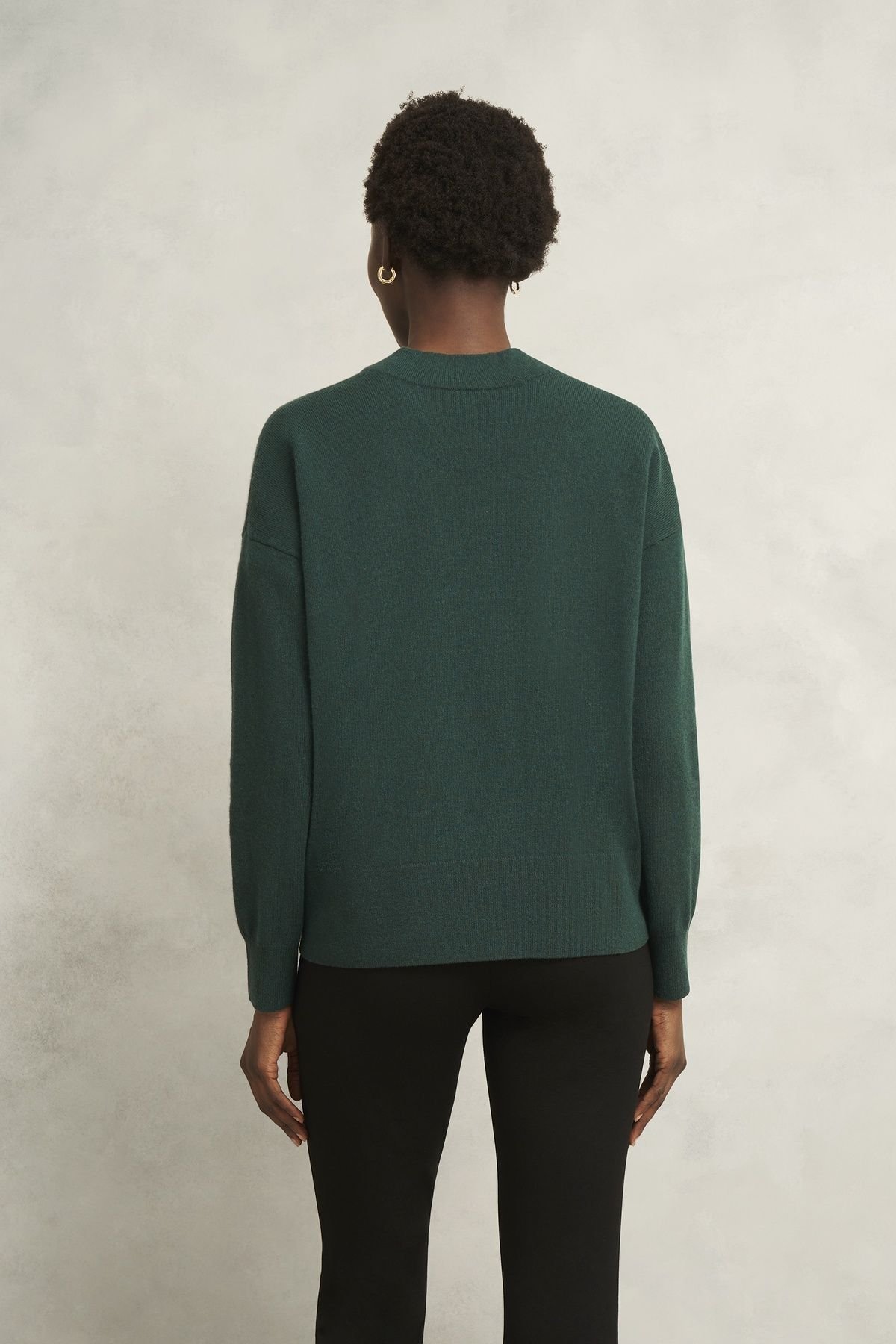 Hobbs London Hobbs London Women's Lettie Jumper in Bottle Green - 4