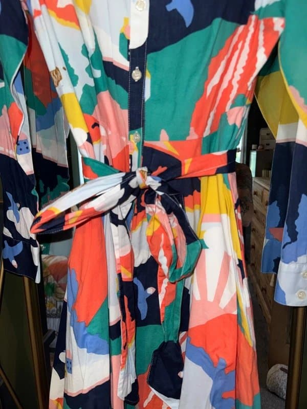Boden Boden Highlands Shirt Dress 100% Cotton Size 10 NEW