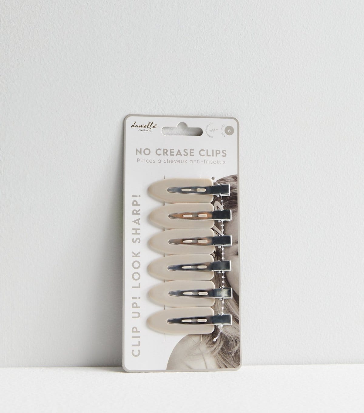 Danielle Creations Grey No Crease Hair Clips Danielle New Look - 1