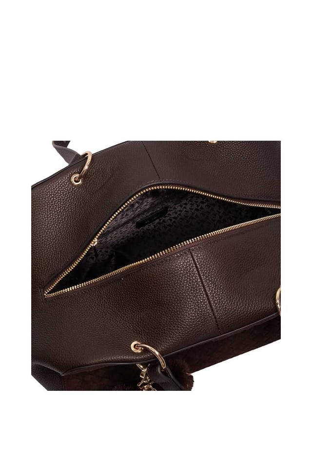 Dune London Dune London Women's 'Decisively' Suede Shoulder Bag in Brown - 3