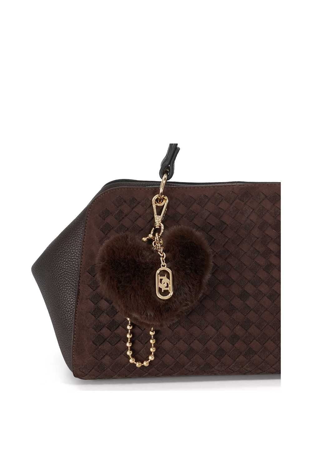 Dune London Dune London Women's 'Decisively' Suede Shoulder Bag in Brown - 4