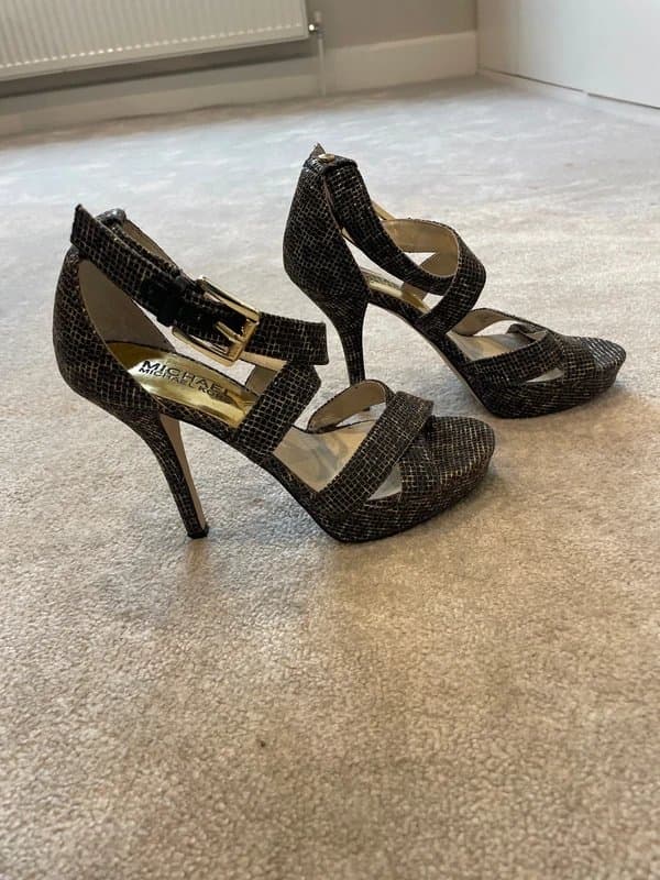 Michael Kors Metallic Michael Kors heels