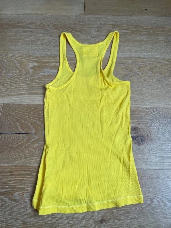 Abercrombie & Fitch Yellow Racerback Camisole