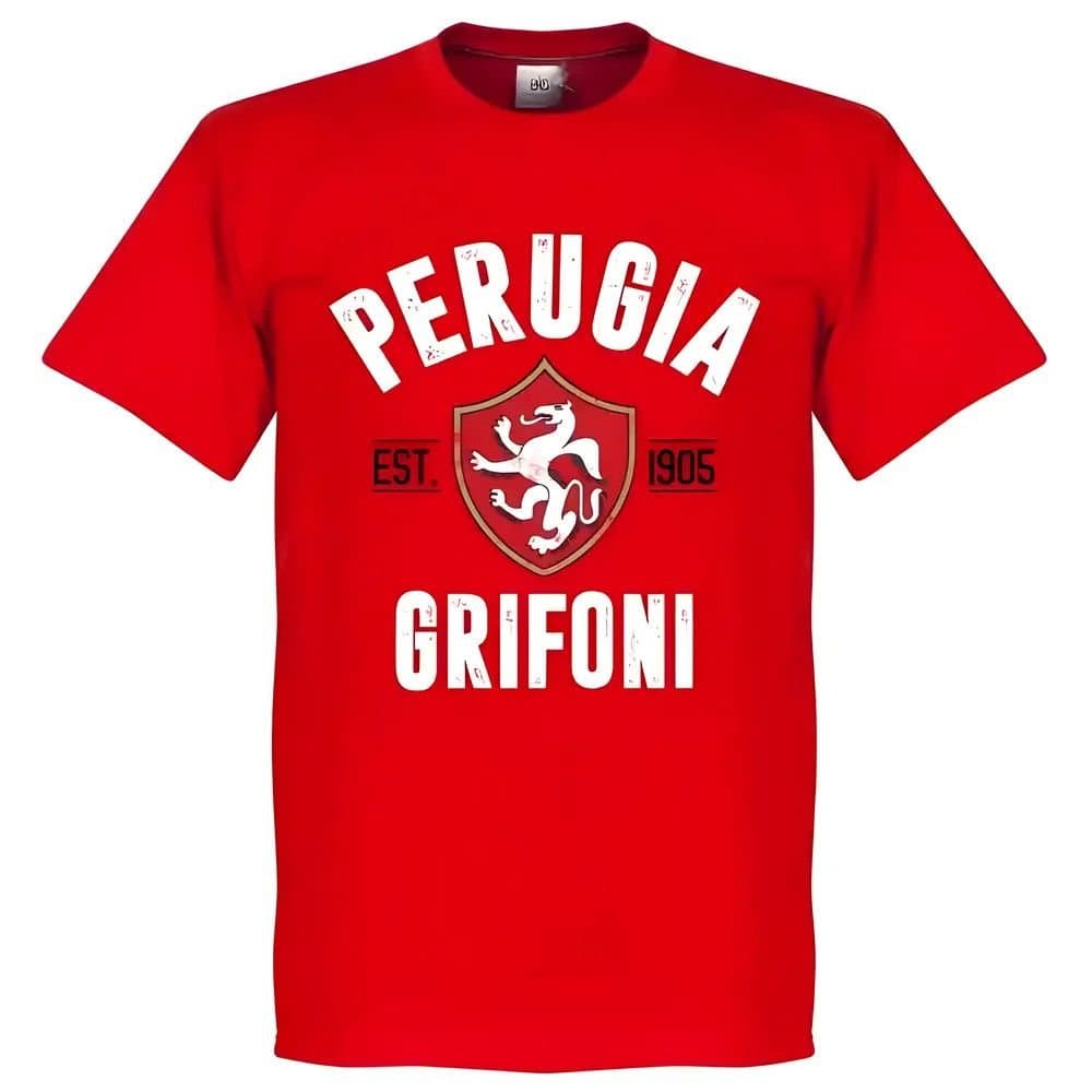 Perugia Perugia Men's Established T‑shirt in Red