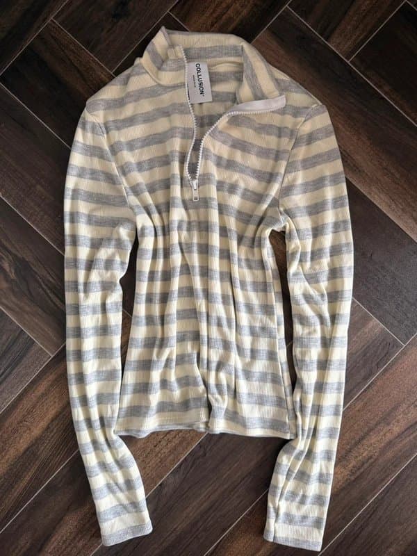 ASOS collusion asos long sleeve quarter zip