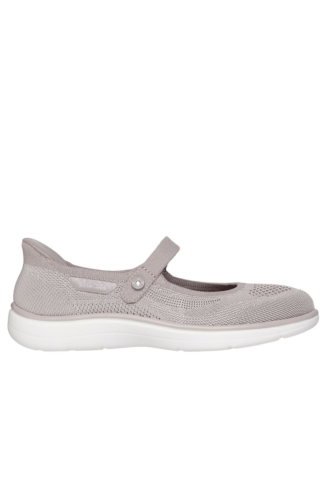 Skechers Skechers Women's ON-THE-GO FLEX RADIANT ESTEL Slip-Ins Mary Jane Taupe - 4
