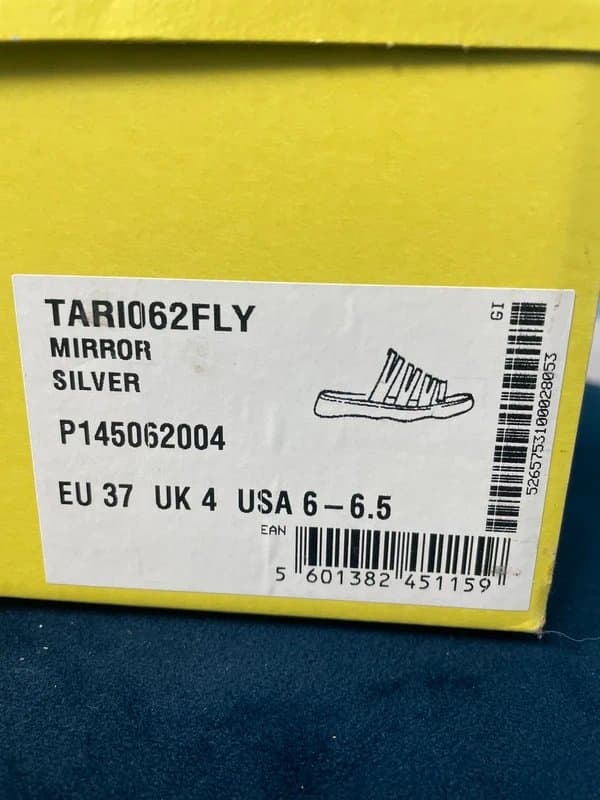 Fly London Fly London Slip-on Sandals TARI062FLY Silver  UK4