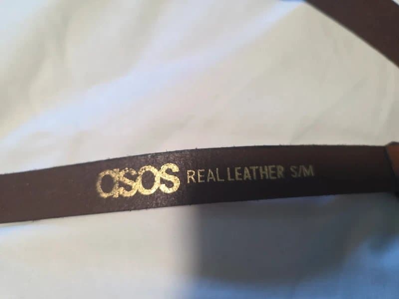 ASOS Brown leather belt