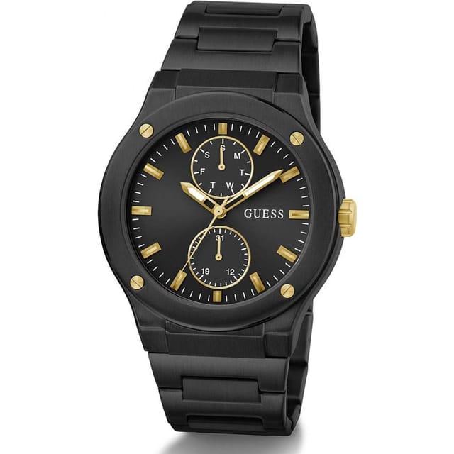 Guess Guess Men's GW0795G3 Dress 45mm Quartz Watch in Black - 2