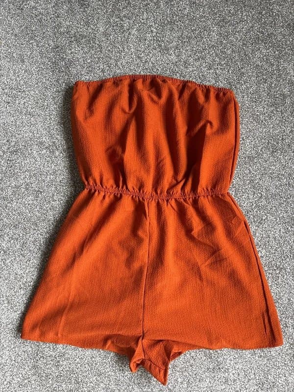 Shein Shein playsuit strapless beach cover up size 12