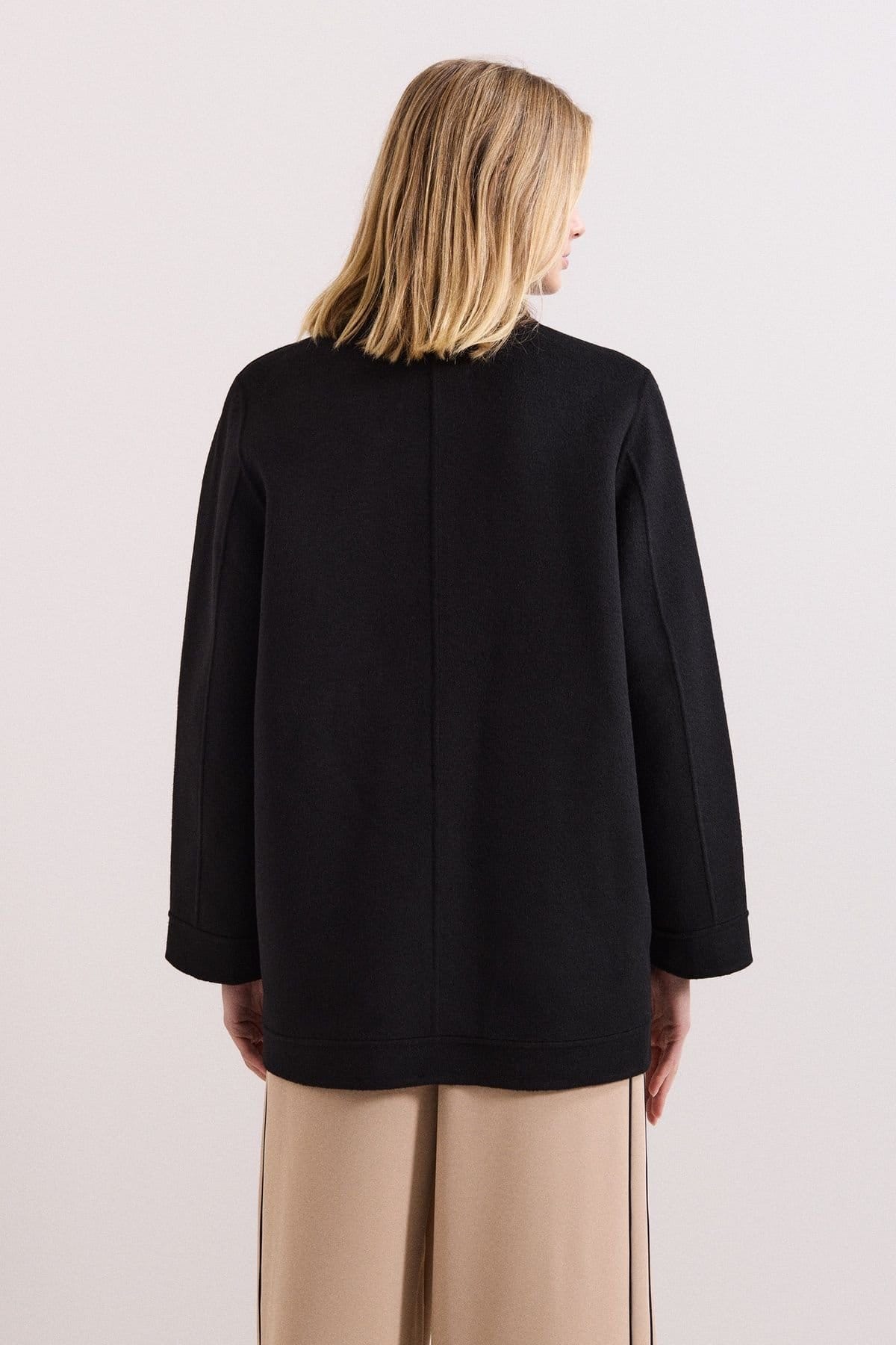 Phase Eight Phase Eight Women's Daria Wool Coat in Black - 4