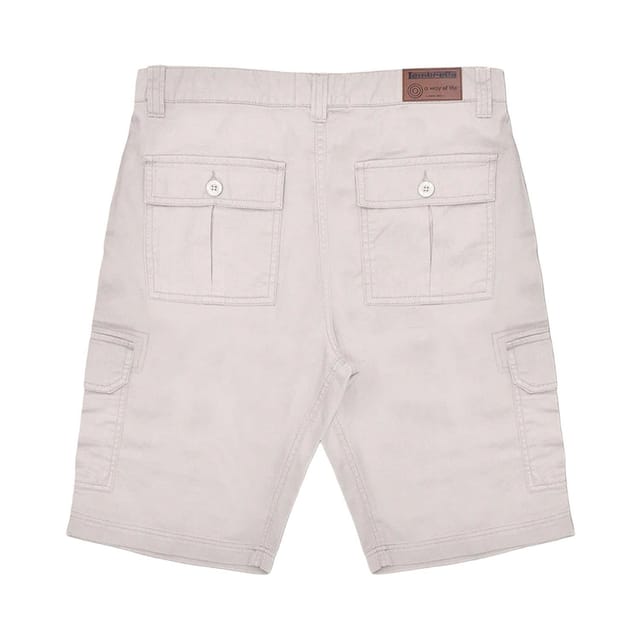 Lambretta Lambretta Men's SS24 Cargo Shorts in Beige - 2
