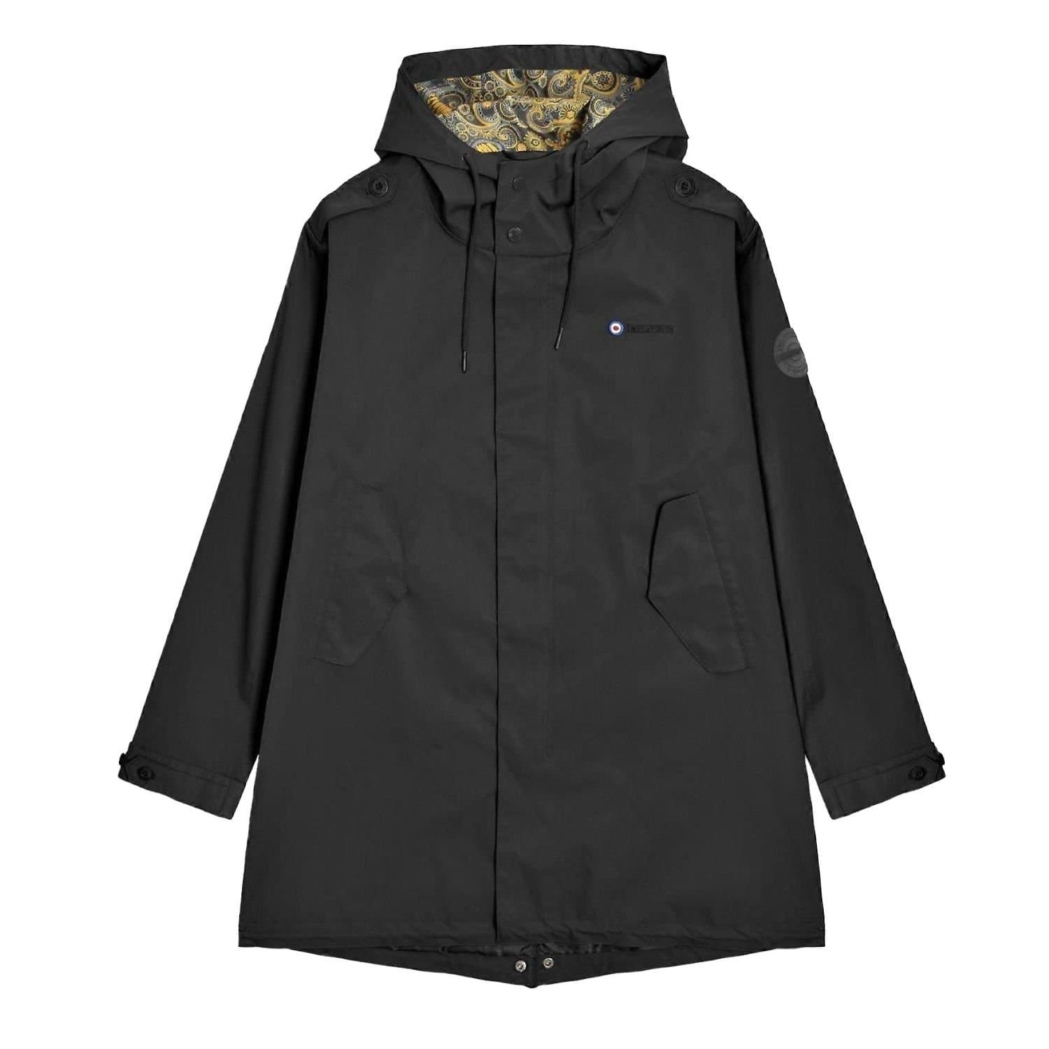 Lambretta Lambretta Men's Waterproof Parka in Black