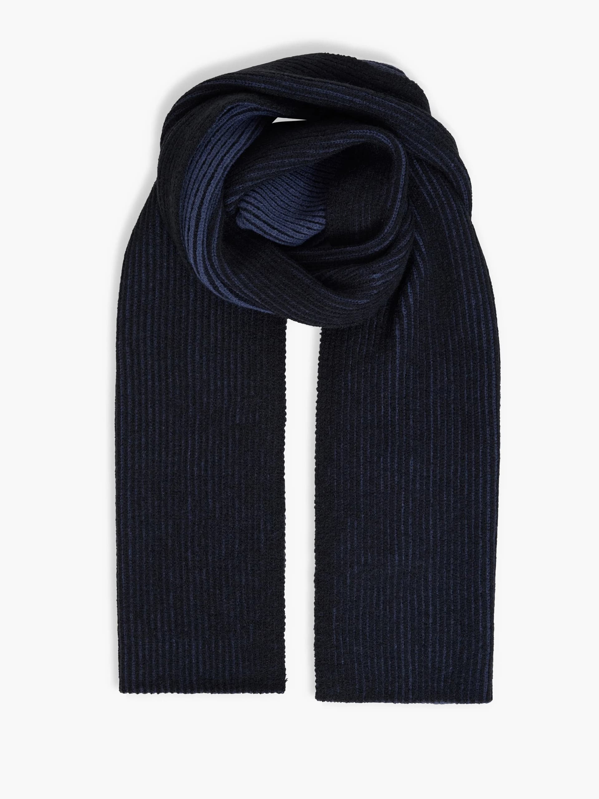 French Connection French Connection Two Tone Knit Scarf Multi Blue