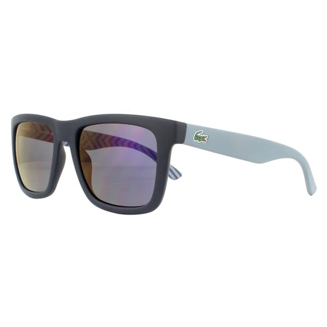 Lacoste Lacoste Men's Rectangle Matte Blue Navy Blue Sunglasses - 2