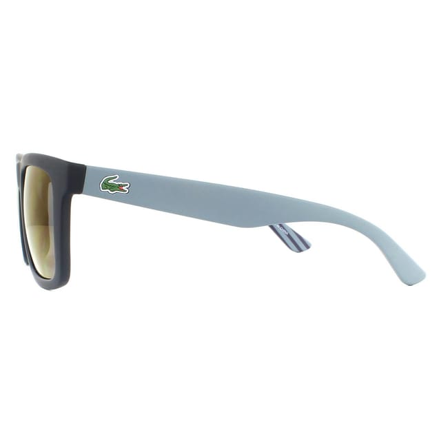 Lacoste Lacoste Men's Rectangle Matte Blue Navy Blue Sunglasses - 3