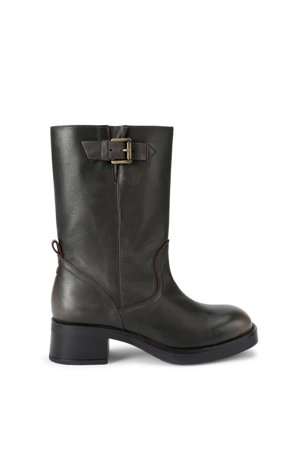 KG Kurt Geiger KG Kurt Geiger Women's 'Trident' Leather Boots in Brown
