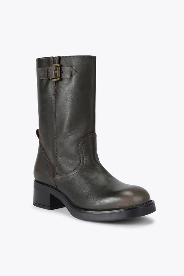 KG Kurt Geiger KG Kurt Geiger Women's 'Trident' Leather Boots in Brown - 2