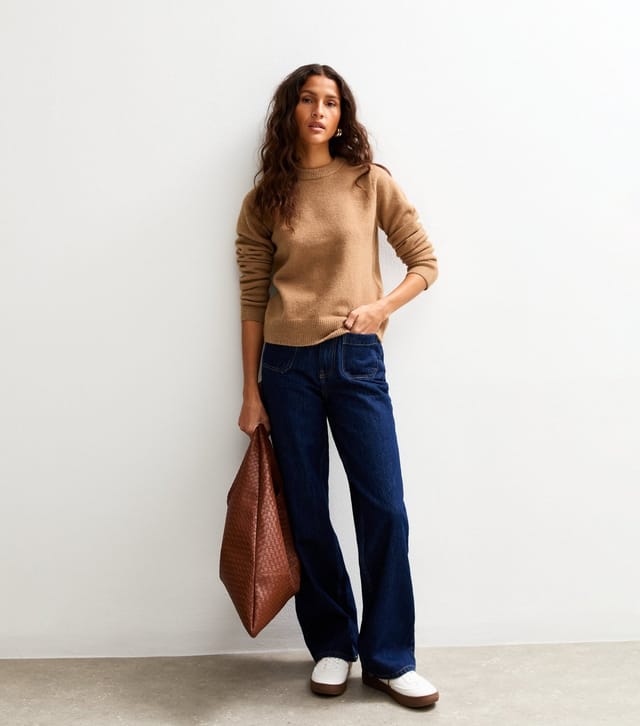 New Look Women's Camel Crew Neck Jumper New Look - 2