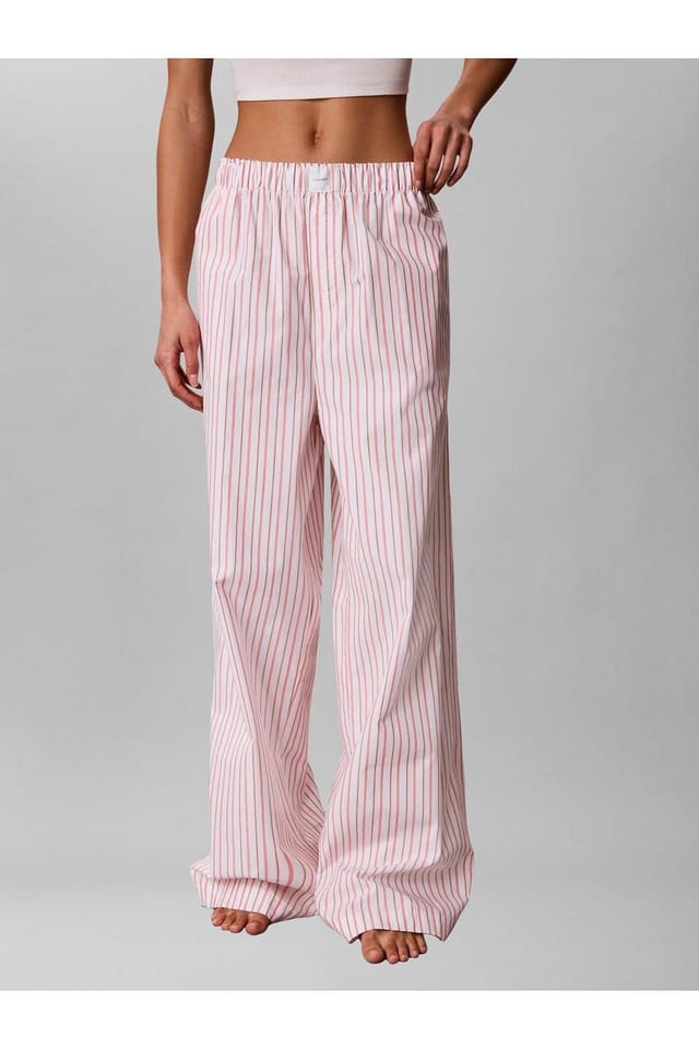 Calvin Klein Calvin Klein Men's Covered Wb Poplin Pant" Aurora Stripe Peach Bliss - 2