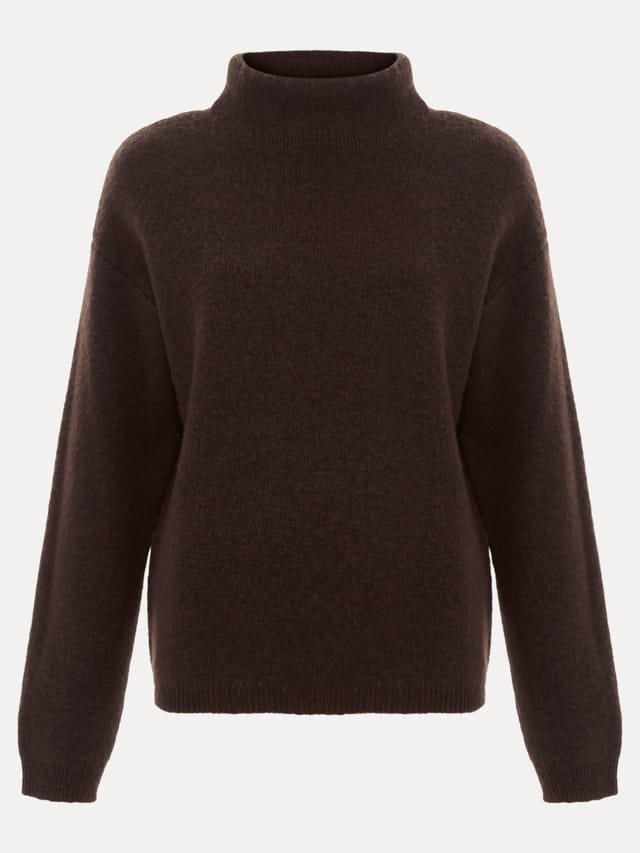 Phase Eight Phase Eight Women's Zoe Sweater in Dark Brown - 2