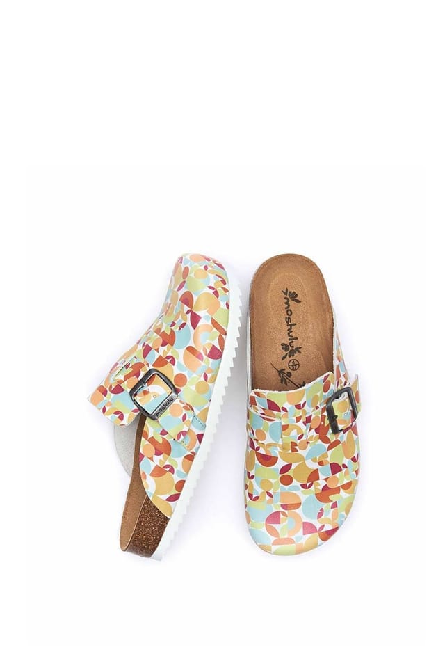 Moshulu Moshulu Women's 'Tulipa 2' Cork Footbed Clogs - 2