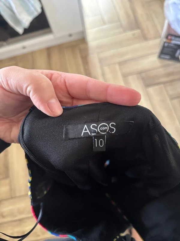 ASOS ASOS asymmetrical halter neck dress