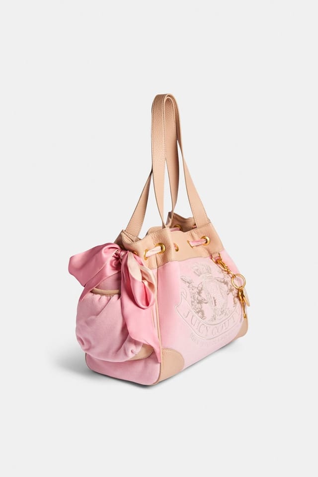 Juicy Couture Juicy Couture Women's Daydreamer L. Duoble Hand Cotton/ PU Juicy Pink - 2