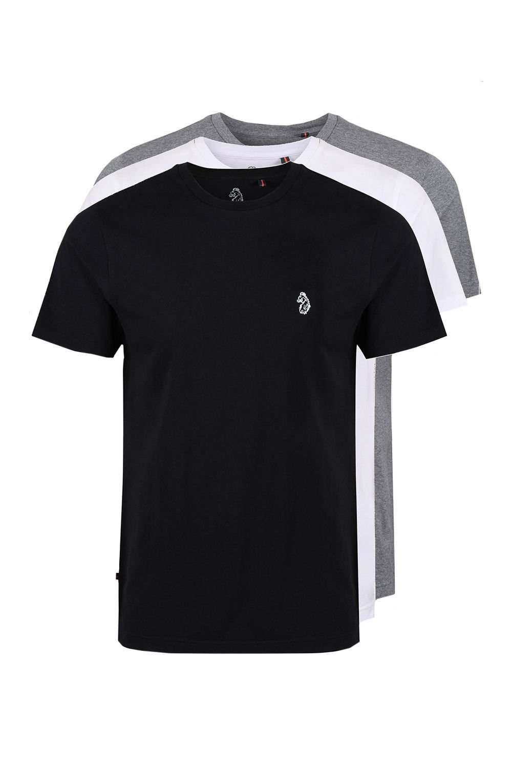 Luke 1977 Luke 1977 Men's Johnys 3 Pack T-Shirt in Grey - 2