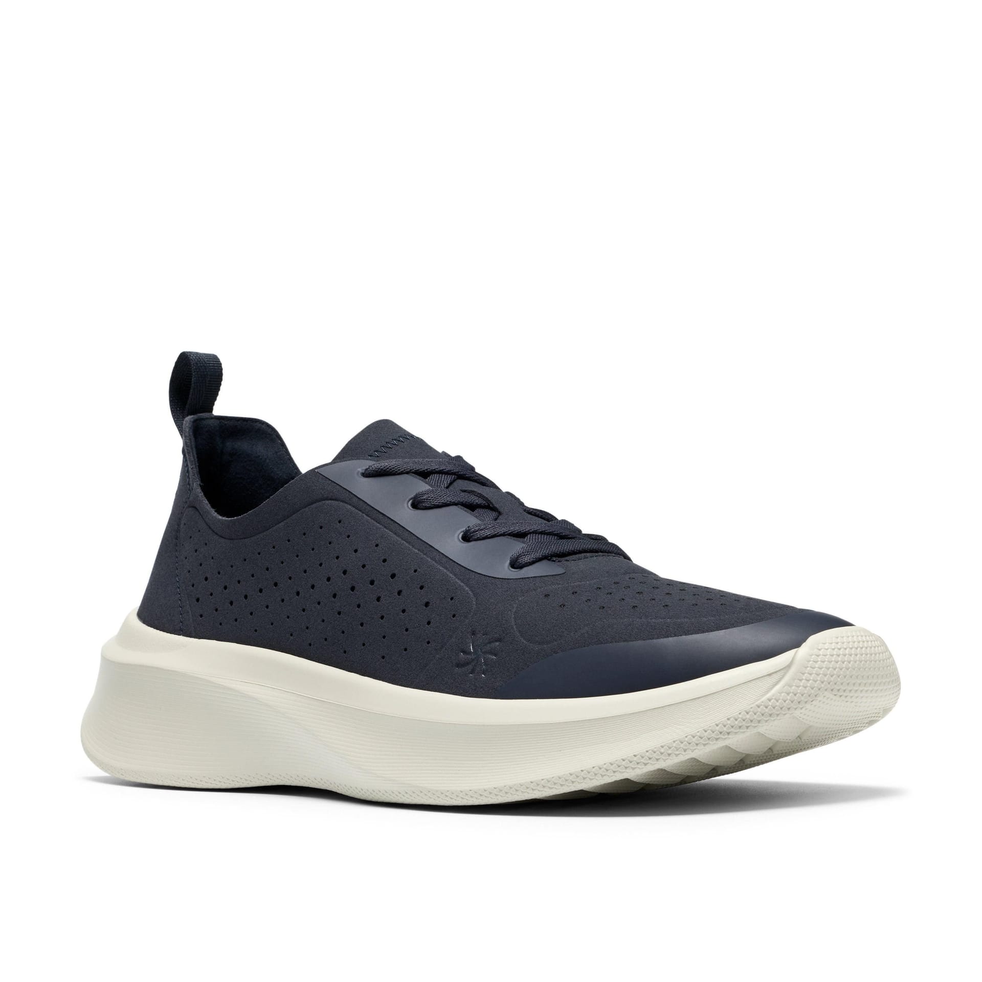 Clarks Clarks Men's SolevanaTie Navy Trainers, Lace Up in Blue - 4