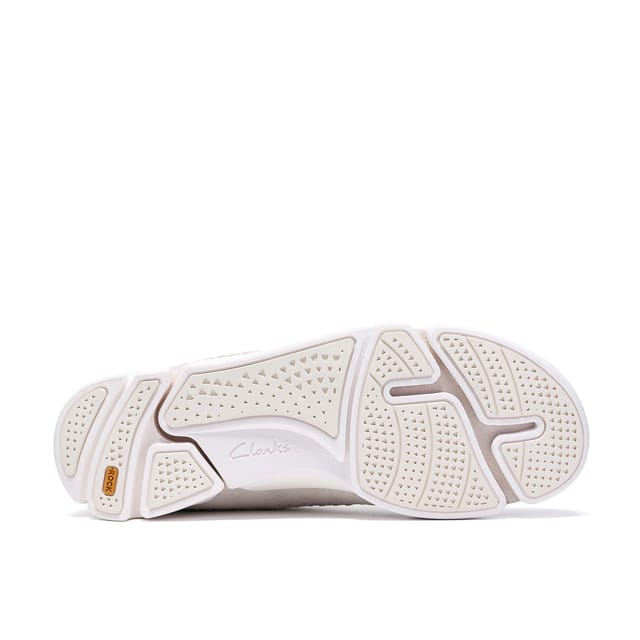 Clarks Clarks Women's Trigenic2 Flex White Leather Trainers - 3