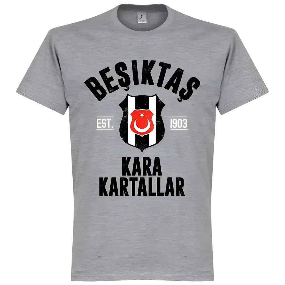Besiktas Besiktas Men's Established T‑Shirt in Grey - 2