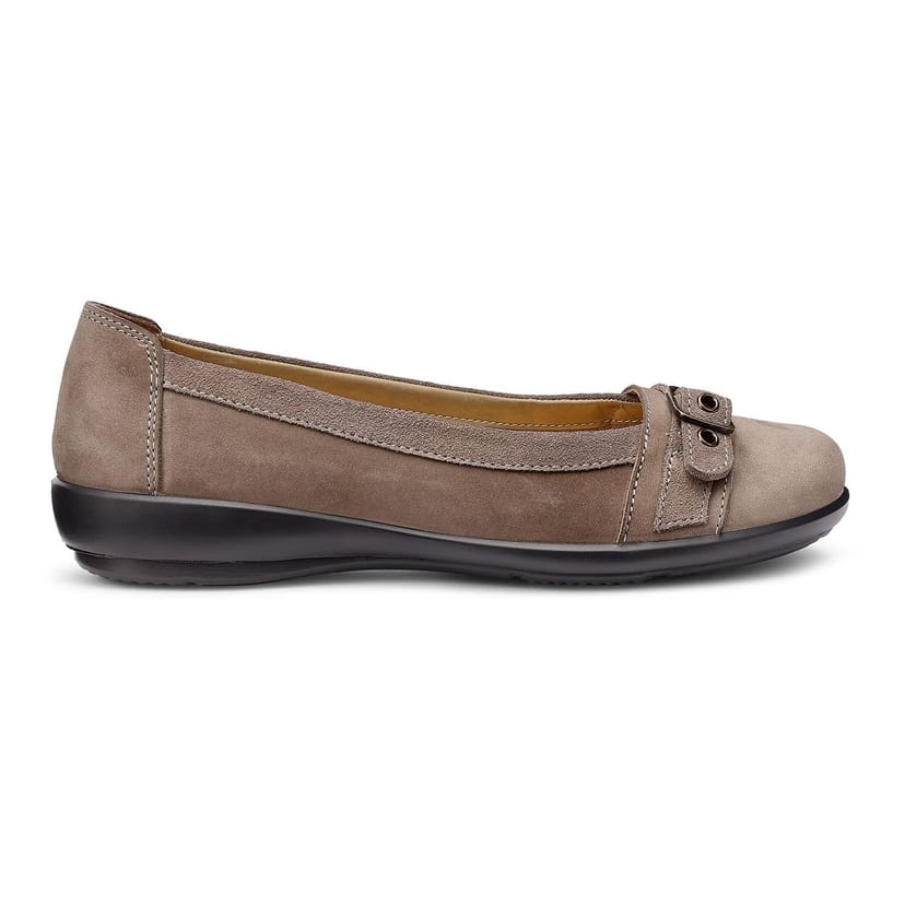 Hotter Hotter Women's 'Sparrow' Ballerinas in Medium Beige - 1