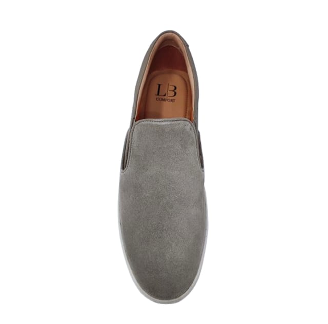 LB COMFORT LB COMFORT Men's Edwin Leather Slip On in Beige - 3