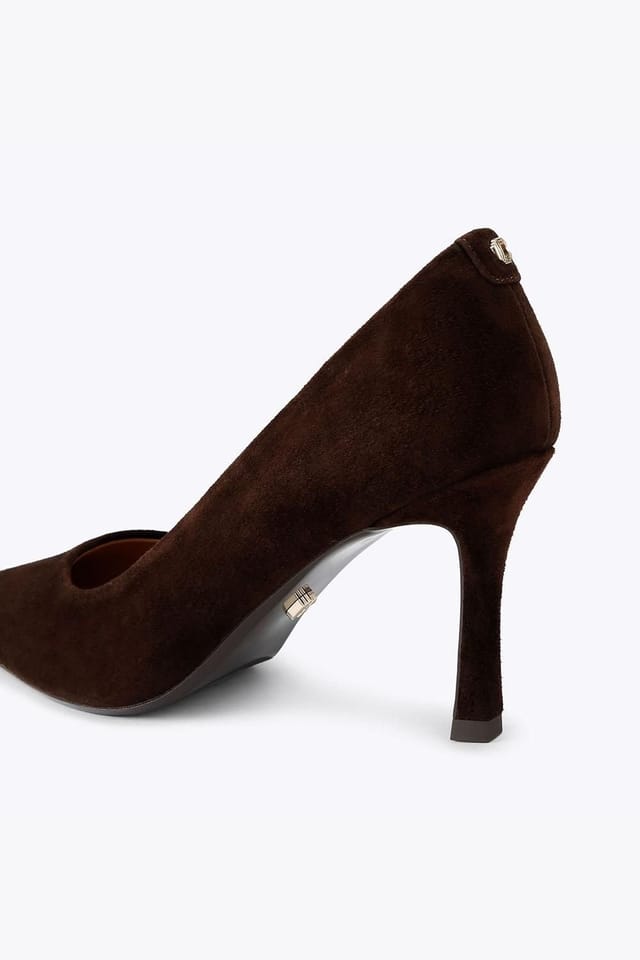 Carvela Carvela Women's 'Corletta Court' Suede Heels in Dark Brown - 3