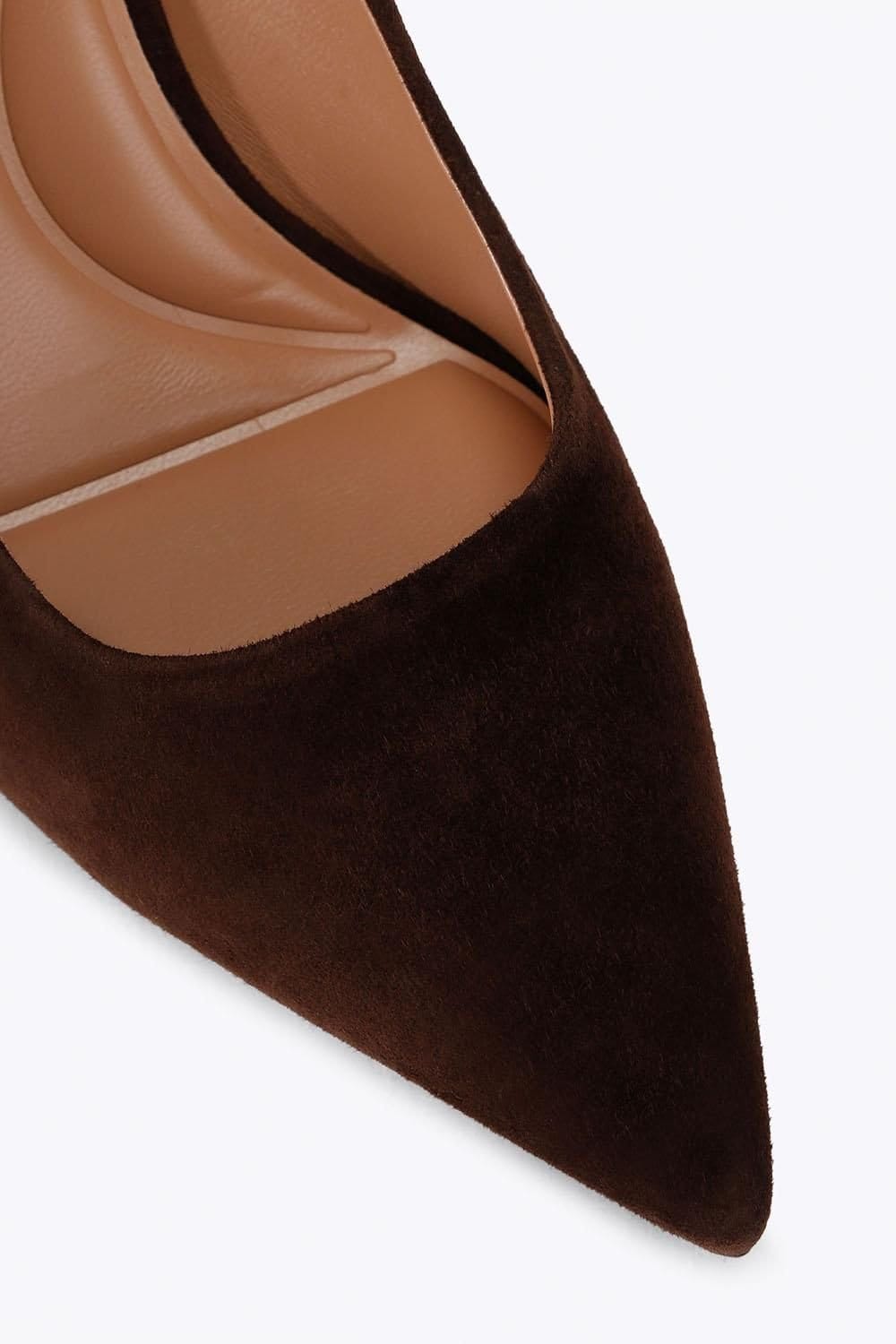 Carvela Carvela Women's 'Corletta Court' Suede Heels in Dark Brown - 4