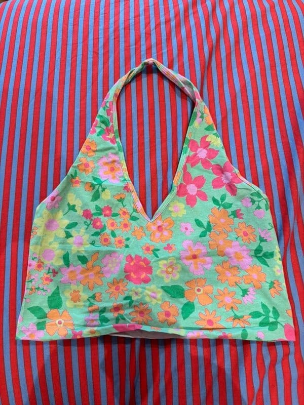 ASOS Multi Flower Halter Neck Top - 1