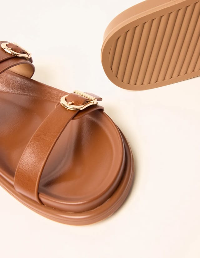 Blue Vanilla Buckled Strap Sandals - 3