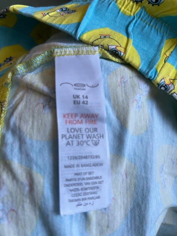 New Look New look sponge bob square pants lounge trousers