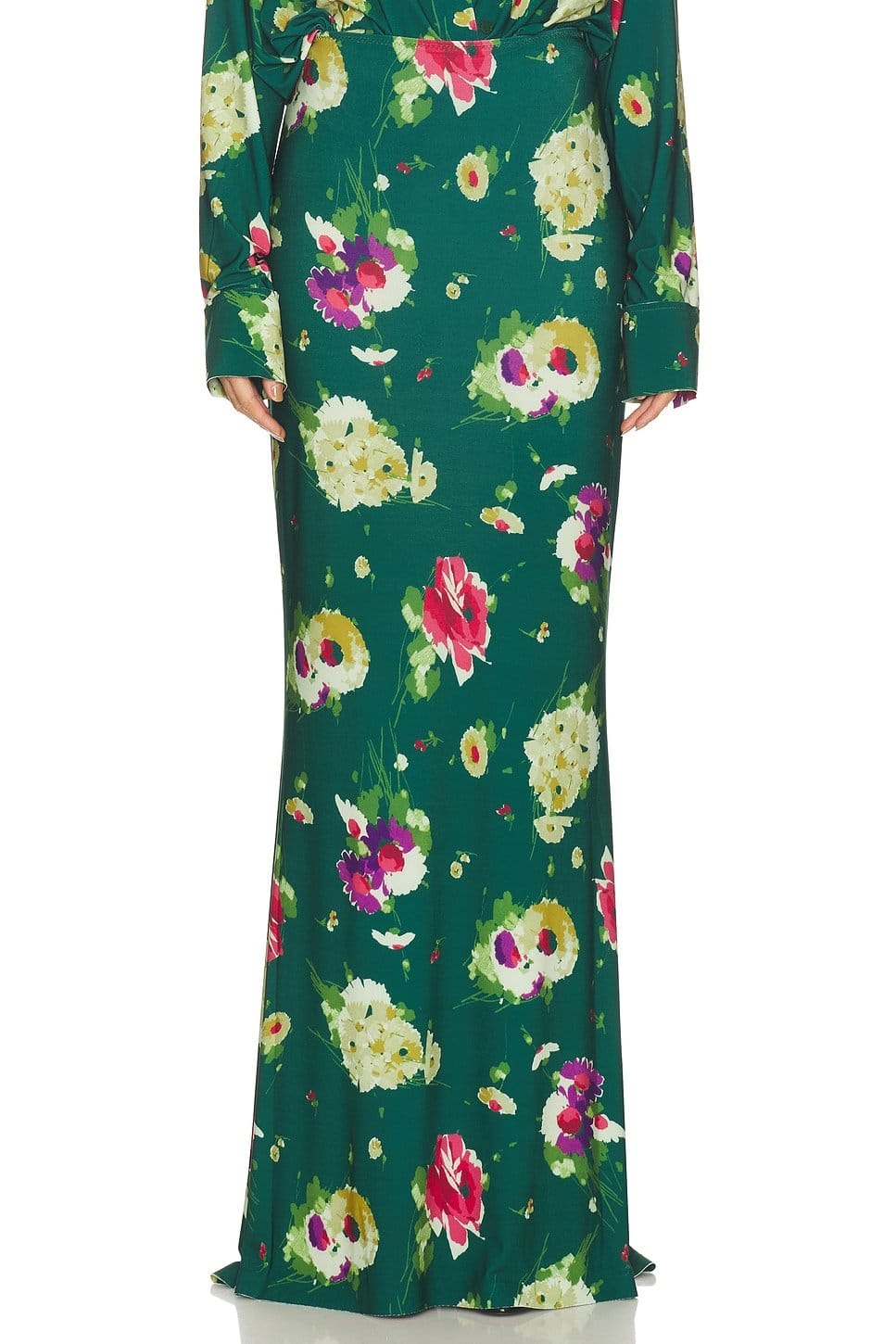 floral green multi